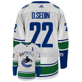 Vancouver Canucks Trikot DANIEL SEDIN 22 Adidas Weiß Authentic - Herren